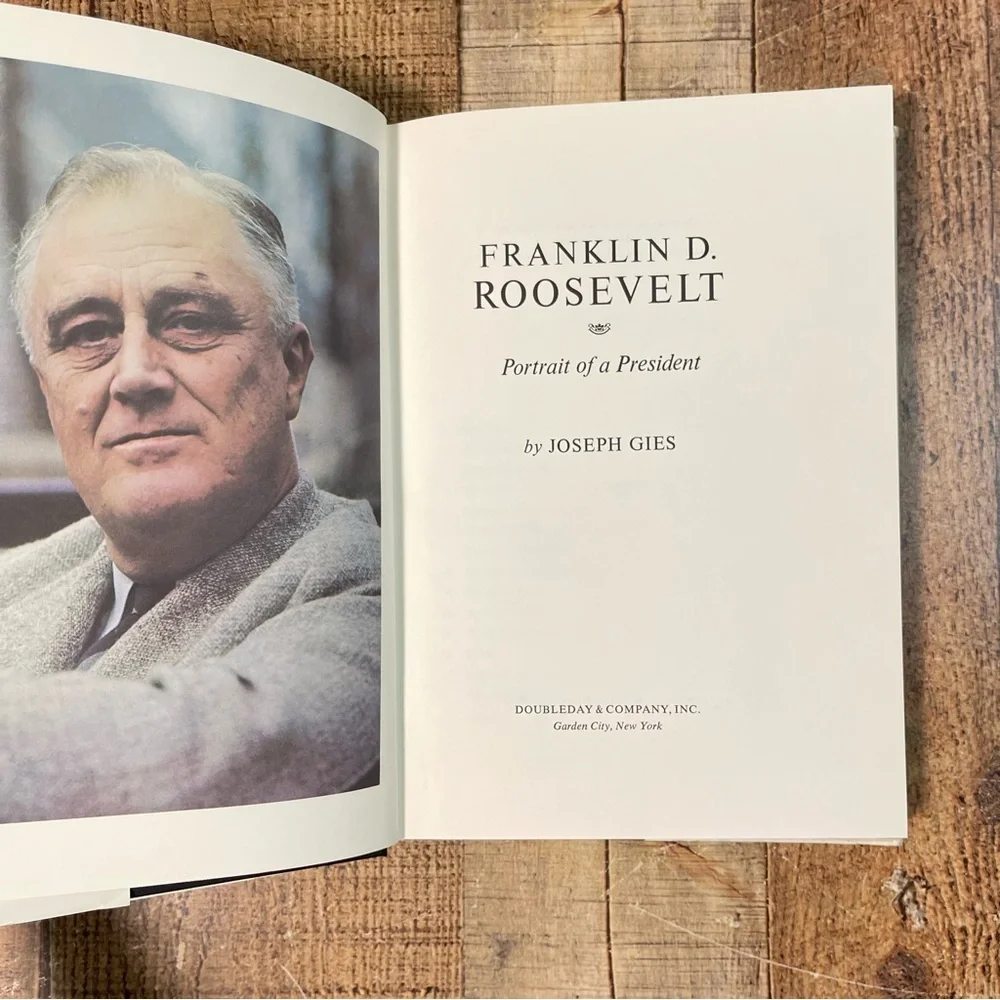 Vintage Franklin D. Roosevelt Jefferson Book Bundle Saul K. Padover Joseph Gies